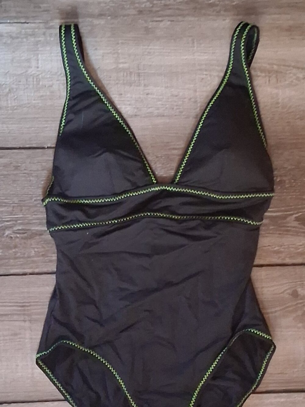 new DKNY Black Tank Swimsuit Size 8 - Picture 4 of 6